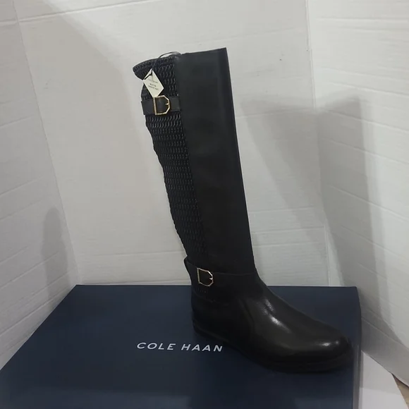 Cole Haan Chesley Leather Knee-High Boots size 7 - Picture 5 of 14